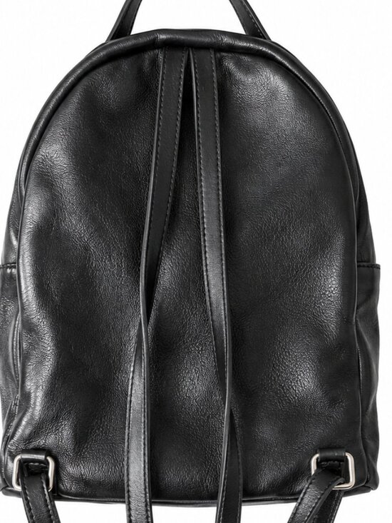 AMERICAN EAGLE Vintage Y2K Black Italian Leather Mini Backpack EUC main image 7